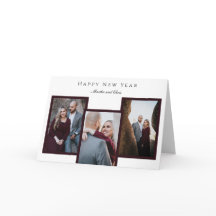 Vermelho de Colagem de Fotos do Script 3 do Feliz 