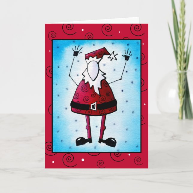 Cartão De Festividades Vertical greeting card (Frente)