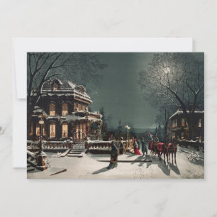 Cartão De Festividades Véspera de Natal de Joseph Hoover & Sons Co