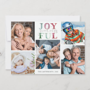 Cartão De Festividades VESTUÁRIO DE Natal 5 Fotos Aquarela