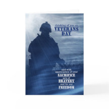 Veteranos Dia Sombras de Azul com Soldado