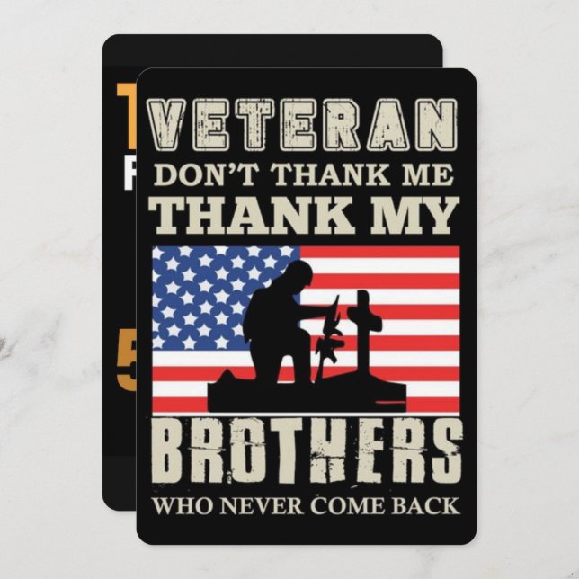 Cartão De Festividades Veterans Day, Halloween, and Christmas 2025  (Frente/Verso)