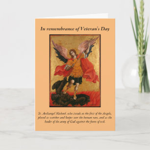 Cartão De Festividades Veteran's Day Prayer Ver 2