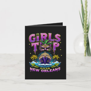 Cartão De Festividades Viagem das Meninas 2026 Nova Orleans