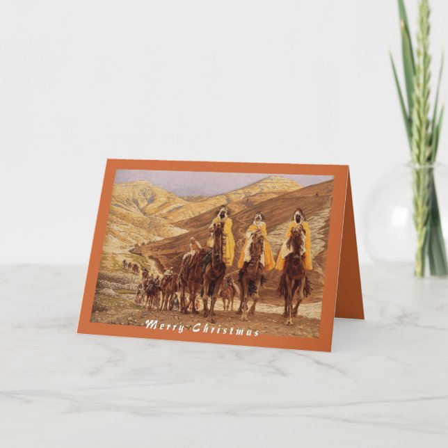 Cartão De Festividades Viagem dos Magi (Frente)