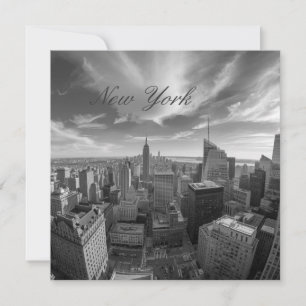 Cartão De Festividades Viagem Panorâmica pela Cidade de Nova York 