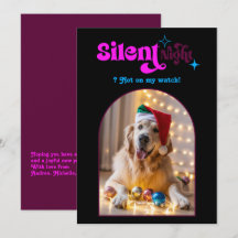 Vibrações Retrô Engraçado Foto Retrô de Natal do C