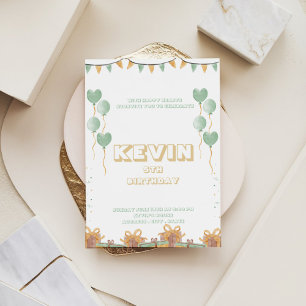 Cartão De Festividades Vibrant Confetti Birthday Bash Invitation