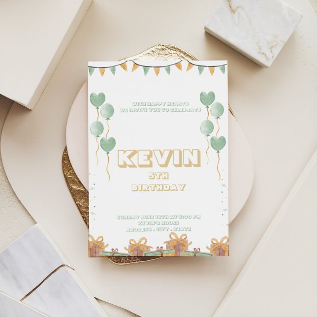 Cartão De Festividades Vibrant Confetti Birthday Bash Invitation (Criador carregado)