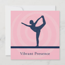 Cartão De Festividades Vibrant Presence Art Card