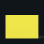 Cartão De Festividades Vibrant Solid Yellow Background<br><div class="desc">A vibrant solid yellow background with a bright, clean texture—ideal for bold, modern, and uplifting design projects. Inject your design projects with energy and positivity using this Vibrant Solid Yellow Background – Bright Minimal Texture. Featuring a bold yet clean flat fill, this background radiates warmth, cheerfulness, and clarity. Its high-resolution...</div>
