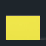 Cartão De Festividades Vibrant Solid Yellow Background<br><div class="desc">A vibrant solid yellow background with a bright, clean texture—ideal for bold, modern, and uplifting design projects. Inject your design projects with energy and positivity using this Vibrant Solid Yellow Background – Bright Minimal Texture. Featuring a bold yet clean flat fill, this background radiates warmth, cheerfulness, and clarity. Its high-resolution...</div>