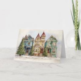 Cartão De Festividades Victorian Christmas