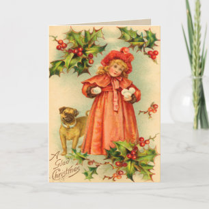 Cartão De Festividades Victorian Christmas Card