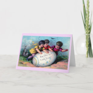 Cartão De Festividades Victorian Easter Greeting Card