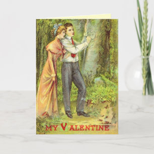 Cartão De Festividades Victorian Valentine's Day Cards