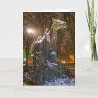 Cartão De Festividades Vida Estática, Congelada