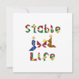 Cartão De Festividades Vida estável