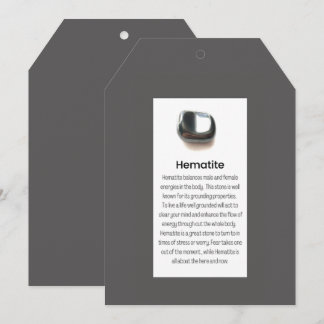 Cartão De Festividades Vídeo de Joia de Cristal Quartz Hematite
