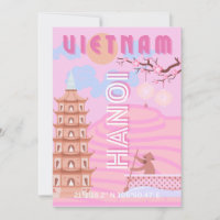Vietnã, Viagem Art, rosa