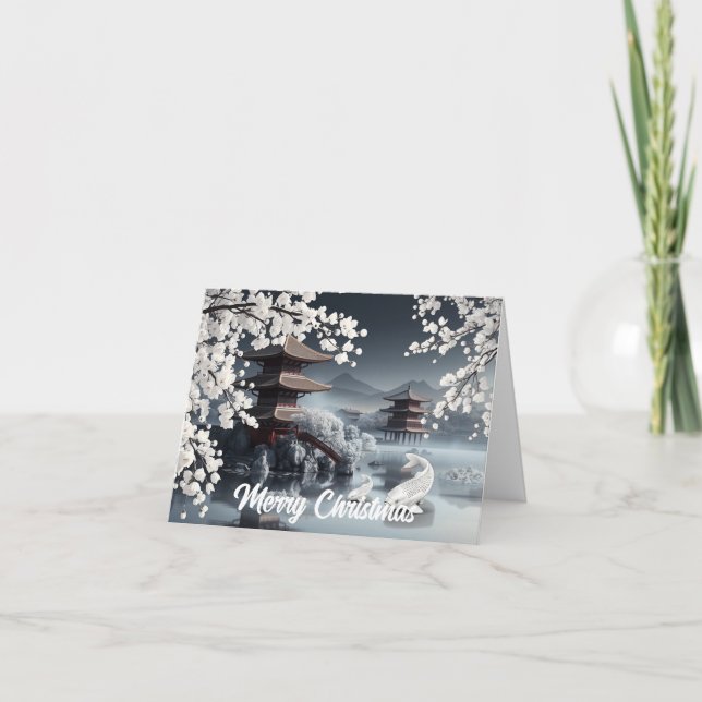 Cartão De Festividades Vila Japonesa (Frente)