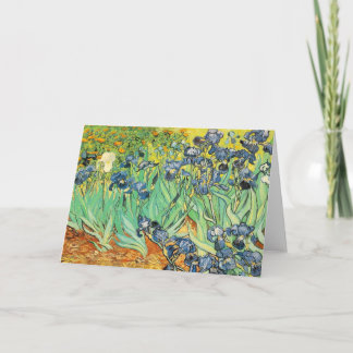 Cartão De Festividades Vincent Van Gogh - Irrises