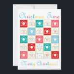 Cartão De Festividades Vintage Advent Calendar<br><div class="desc">This advent calendar are the cutest ways to pass the days until Christmas.</div>