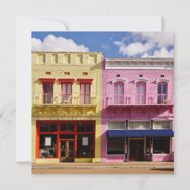 Cartão De Festividades Vintage American Scenery (Frente)