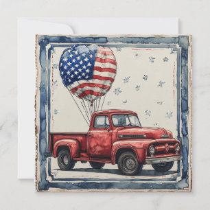 Cartão De Festividades Vintage Auto Leiance: Glória Vintage