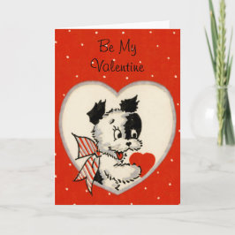 Cartão De Festividades Vintage Be My Valentine