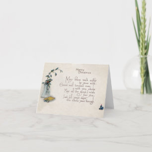 Cartão De Festividades Vintage Chrismas Card