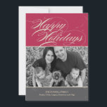 Cartão De Festividades Vintage Classic Holiday Photo Cards<br><div class="desc">Celebrate the season with this modern and stylish holiday card from Berry Berry Sweet. 

 Matching products:</div>
