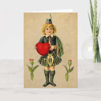 Cartão De Festividades Vintage dia de os namorados