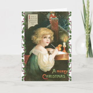 Cartão De Festividades Vintage Felry Christmas Card - Amizade