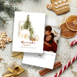 Cartão De Festividades Vintage Foto de Natal da Família Moderna<br><div class="desc">Este Natal será um pouco mais brilhante com estas modernas e vintagas cartas de natal,  como a água,  de nossa coleção de Natais vintages modernos acima.</div>