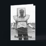 Cartão De Festividades Vintage Golfer Birthday Card<br><div class="desc">Vintage Golfer Funny</div>