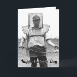 Cartão De Festividades Vintage Golfer Fathers Day Holiday Card<br><div class="desc">Vintage Golfer Funny</div>