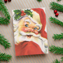 Vintage Holly Jolly Papai Noel - Natal Personaliza