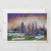 Vintage Iconic Los Angeles Winter Non-Photo