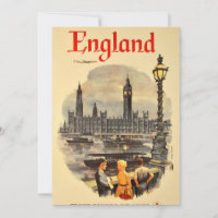 Vintage London Air Viagem Big Ben Parlamento