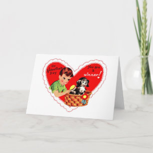 Cartão De Festividades Vintage Namorados, você é um vencedor