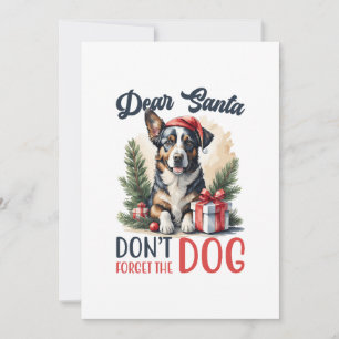 Cartão De Festividades Vintage Retro Natal Gift Pet Dog Cute Puppy