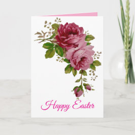 Cartão De Festividades Vintage Rose Elegance