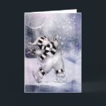 Cartão De Festividades Vintage Snowman<br><div class="desc">Personalize sua própria mensagem de Feriado no belo cartão de feriado vintage de boneco de neve!</div>