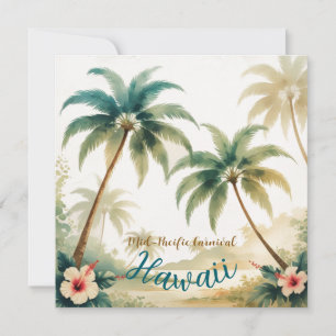 Cartão De Festividades Vintage Style Havaiano Viagem Honolulu