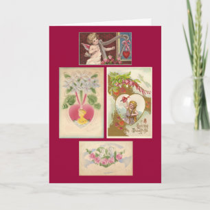 Cartão De Festividades Vintage Valentine