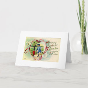 Cartão De Festividades Vintage Valentine - Garden of Eternal Love,