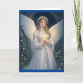 Cartão De Festividades Vintage Victorian Retro Christmas Angel