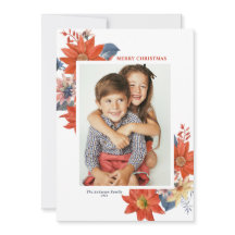 Vintage Winter Botanicals Foto Feliz Natal