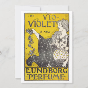 Cartão De Festividades Vio-Violet Perfume Belas Artes